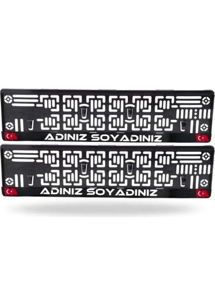 Kişiye Özel Her Araca Uygun Isimli Plakalık 2 Adet