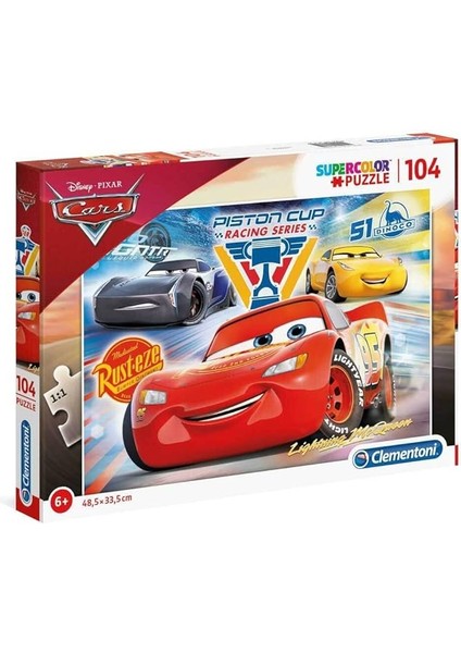 - 104 Parça Puzzle - Cars
