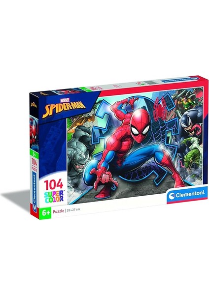 - 104 Parça Puzzle - Spiderman - 1