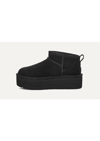 Women's Classic Ultra Mini Platform Boot - Ugg Classic Ultra Mini Platform Kadın Deri Bot - Kısa Bot - Süet Bot - Ugg Bot modelleri