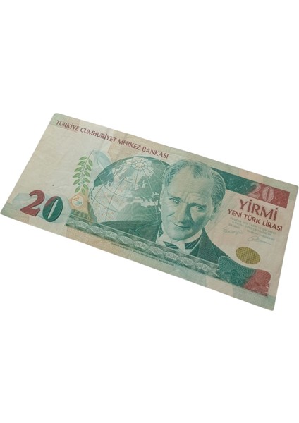 8. Emisyon 20 Yeni Türk Lirası Koleksiyon Kağıt Para Eski Para Hobi Hediye Antika Para