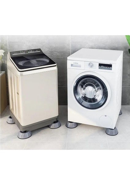 Çamaşır Makinesi Titreşim Engelleyici Stoper Gri 4 Lü Set (5051) modelleri
