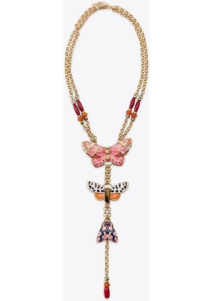 Kelebek Kolye - Altın