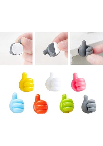 El Şeklinde Kauçuk Çok Amaçlı Kablo Tutacak 10 Adet (5256) modelleri