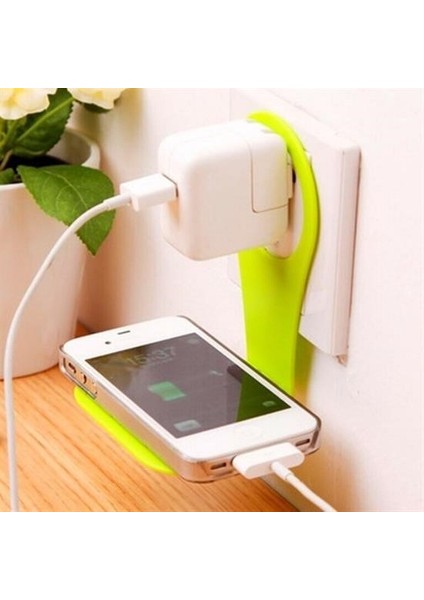 ® Universal Mobil Şarj Priz Askısı ve Telefon Tablet Tutucu Stand fırsatları