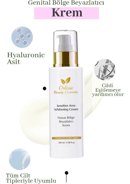 Hassas Bölge Beyazlatıcı Krem – Aloe Vera ve Hyaluronik Asit Içeren Renk Açıcı Özel Formül fiyatları