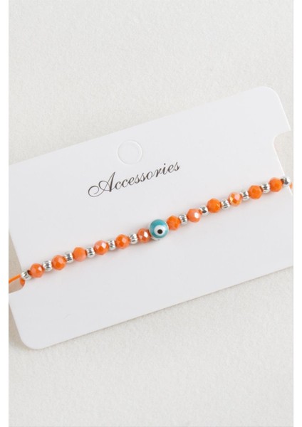 Nazar Kristal Makrome Ip Bileklik 6 mm fırsatları