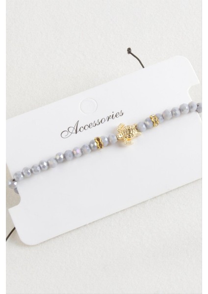 Kaplumbağa Kristal Makrome Ip Bileklik fırsatları