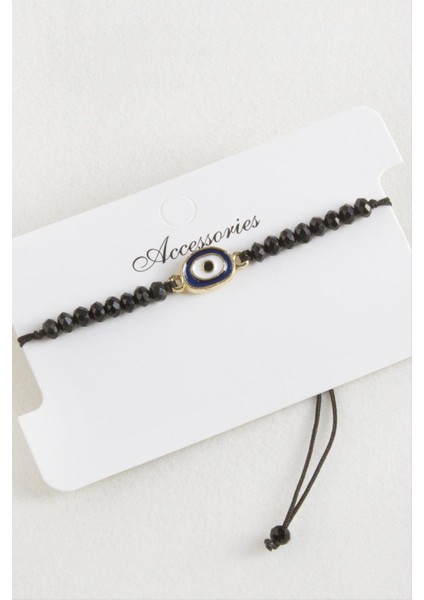 Nazar Kristal Makrome Ip Bileklik fırsatları