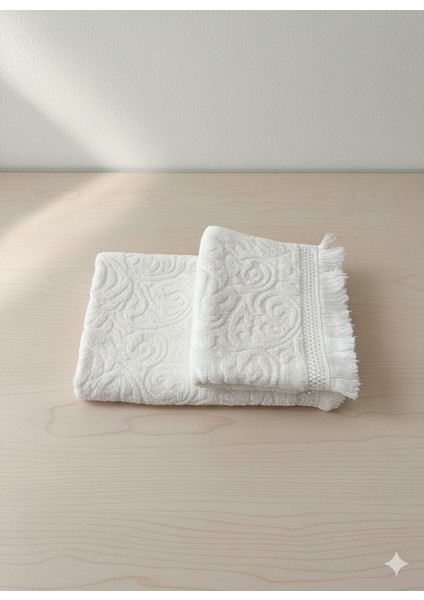 Orkidem Banyo Havlusu - Saç Havlusu Dörtlü Set 100x150 50x90 Antrasit Beyaz takım modelleri