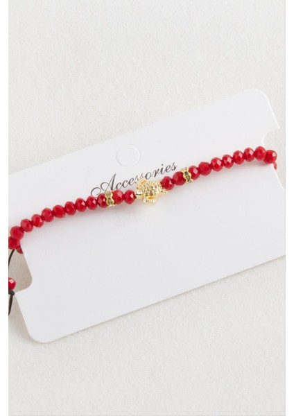 Kaplumbağa Kristal Makrome Ip Bileklik modelleri