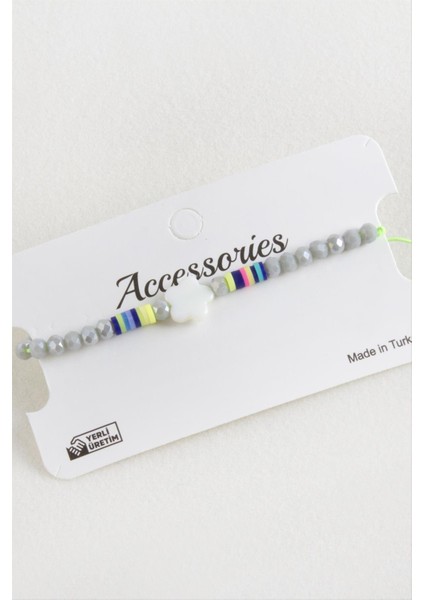 Çiçek Sedef Kristal Makrome Ip Bileklik indirimleri