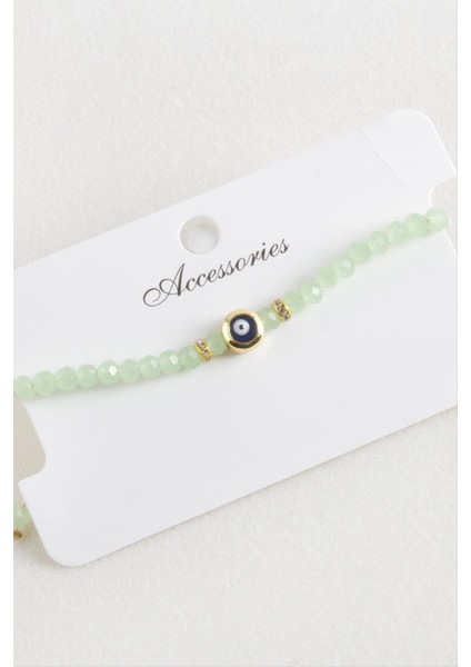 Nazar Kristal Makrome Ip Bileklik 6 mm modelleri