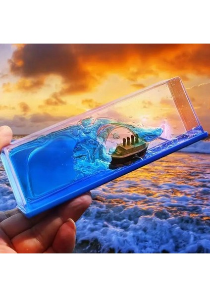 ® Batmayan Gemi Hediyelik Dekoratif Ev ve Ofis Hediyesi Özel Aşk Gemisi