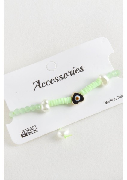 Kalp Inci Fimo Kristal Makrome Ip Bileklik fırsatları