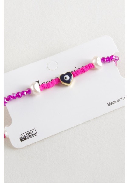 Kalp Inci Fimo Kristal Makrome Ip Bileklik indirimleri