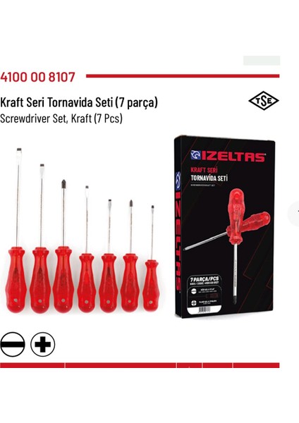 Tornavida Seti 7 Parça