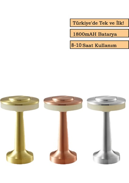 Dekoratif Dokunmatik Masa Lambası Şarjlı Dim Edilebilir modelleri