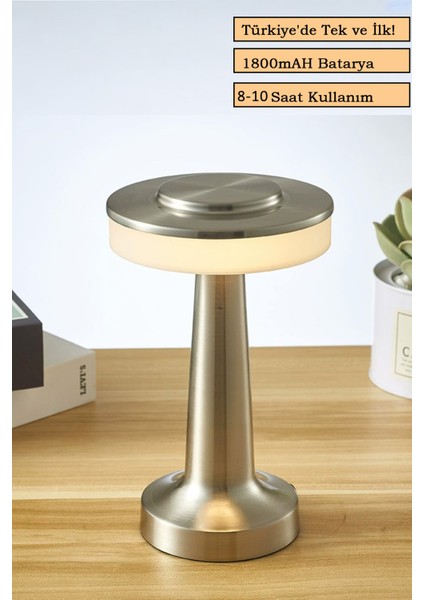 Dekoratif Dokunmatik Masa Lambası Şarjlı Dim Edilebilir fırsatları
