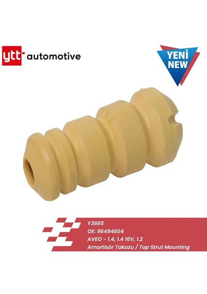 Ytt 3665 Amortisör Takozu Aveo 1.4-1.4 16V-1.2 03-08 96494604