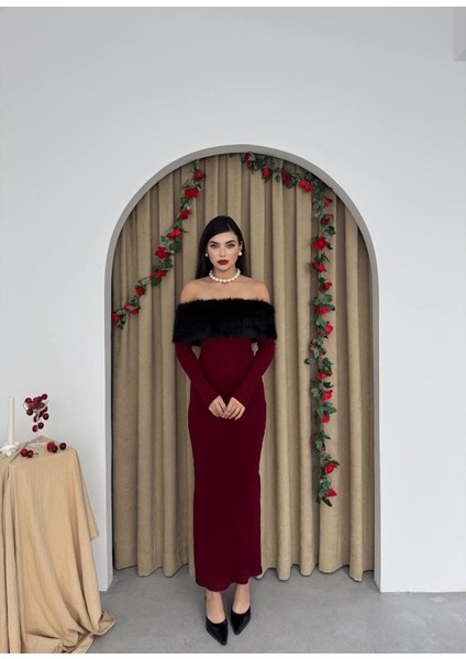 Bestia Straplez Tüy Detaylı Elbise indirimleri