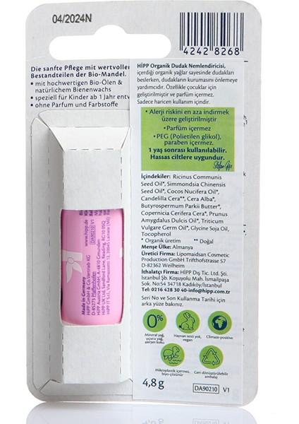 Babysanft Organik Dudak Nemlendirici modelleri