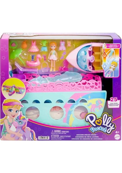 Polly Pocket Unicorn Dream Cruise Oyun Seti HWP26