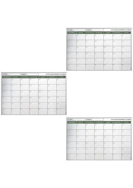 Manyetik Yapışkanlı Bir Aylık Program Planlayıcı Takvim 85X56 cm fırsatları