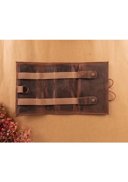 Deri Kablo Aksesuar Taşıma Çantası G2 Antik Kahve fırsatları