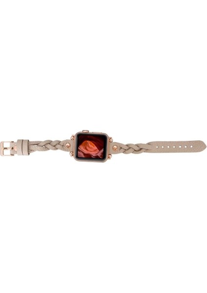 Apple Watch Uyumlu Deri Kordon Wanda 38-40-41MM Rt Erc3 modelleri