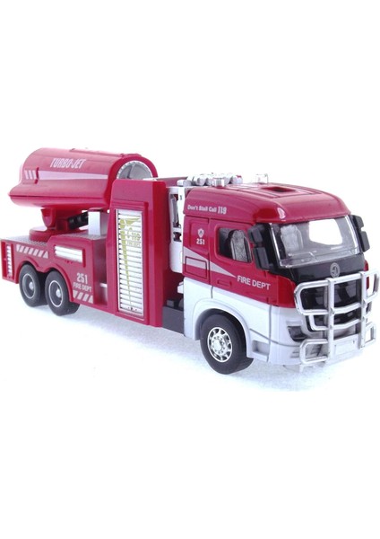 Die Cast Model Çek Bırak Turbo Jet Itfaiye Kamyonu indirimleri