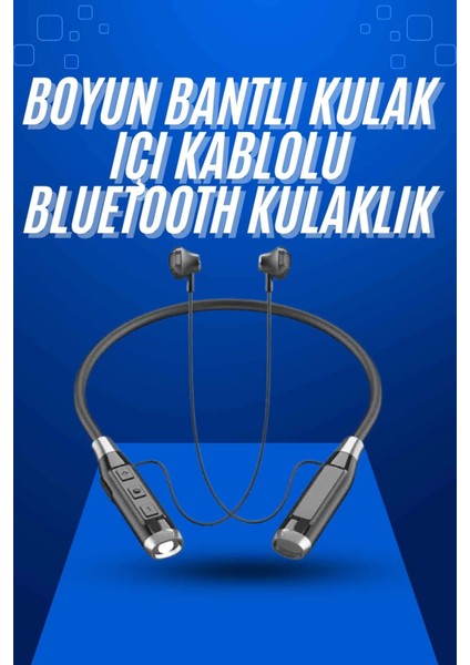 Boyun Bantlı Sd Kart Girişli Yüksek Perfomanslı Bluetooth Kulaklık