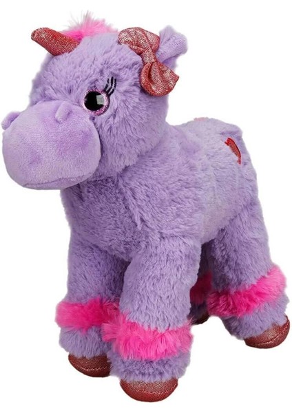 Unicorn Renkli Peluş At 28 Cm.