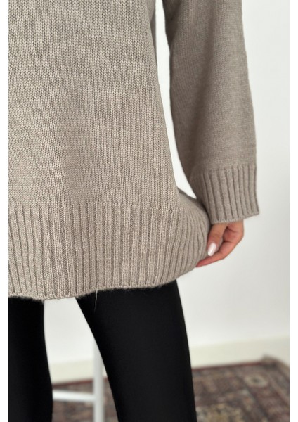 Kadın Oversize Triko Kazak – Rahat & Şehirli Stil fiyatları