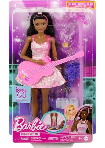 HRG43 Barbie 65. Yıl Deluxe Kariyer Bebekleri - Pop Yıldızı