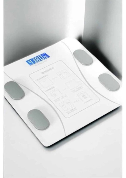 Tartı Baskül Dijital Elektronik Tartı Vücut Analiz Wifi Akıllı Yağ Ölçer