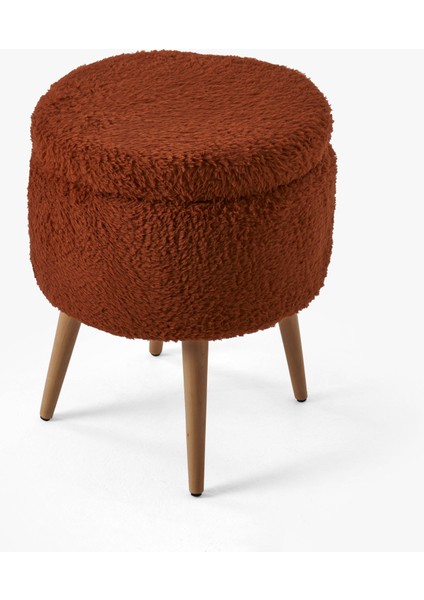 Sandıklı Yuvarlak Puff - Makyaj Masası Pufu -Dekoratif Ayak Uzatma Pufu fiyatları