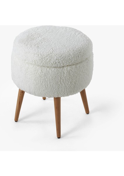 Sandıklı Yuvarlak Puff - Dekoratif Ayak Uzatma Pufu fiyatları