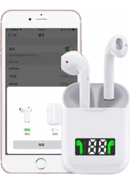 Bluetooth Kulaklık Dokunmatik Kontrol Uzun Pil Ömrü Dijital Göstergeli fırsatları