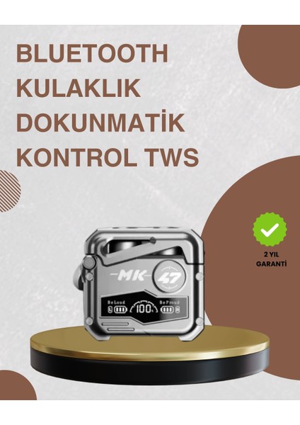 Bluetooth 5.0 Kulak Içi Kablosuz Kulaklık – Dokunmatik Kontrol, Düşük Gecikme