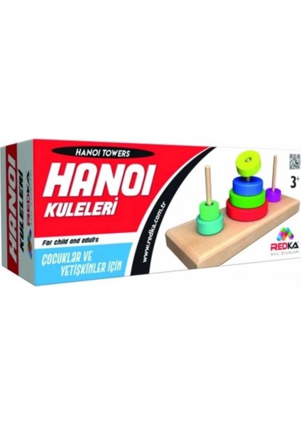 Redka Hanoi Kuleleri Ahşap Oyuncak