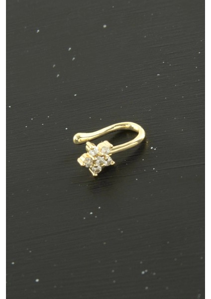 Papatya Tragus Zirkon Taşlı Piercing 1 Adet