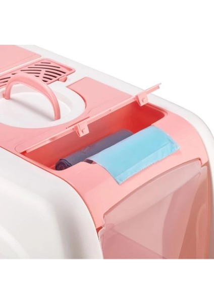 Mikopet Büyük Kapalı Kedi Tuvaleti Mor modelleri