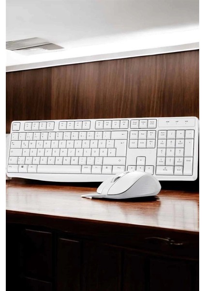 Q Klavye Klavye ve Mouse Seti USB Girişli Kablosuz fırsatları