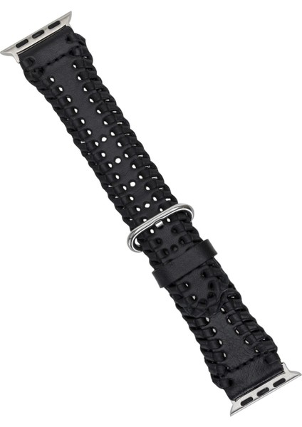 Apple Watch Uyumlu Deri Kordon 42-44-45MM SM43 Rst1 modelleri