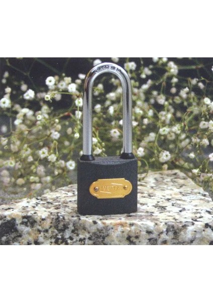 Yuma Gri Döküm Uzun Kancalı Asma Kilit 38MM