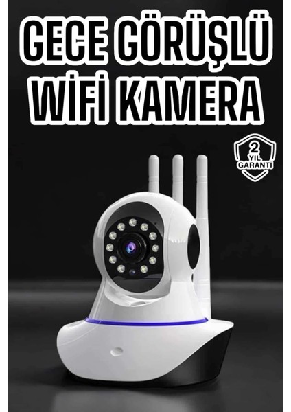 Ev Kamerası Wifi Kamerası Video Kayıt Çift Yönlü Hareket Sensörü Bebek