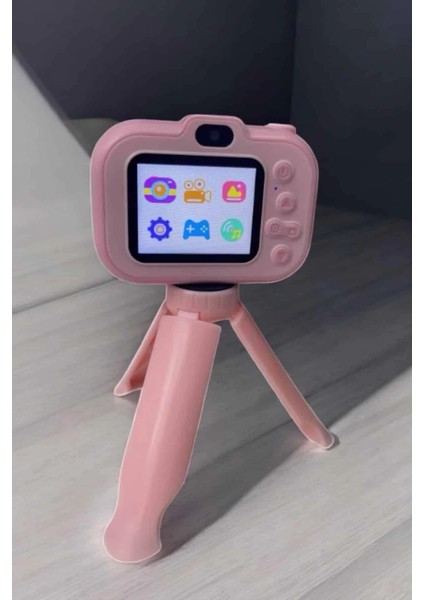 Ayaklı Mini Fotoğraf Makinesi Çocuk Için Eğitici Video Kamera