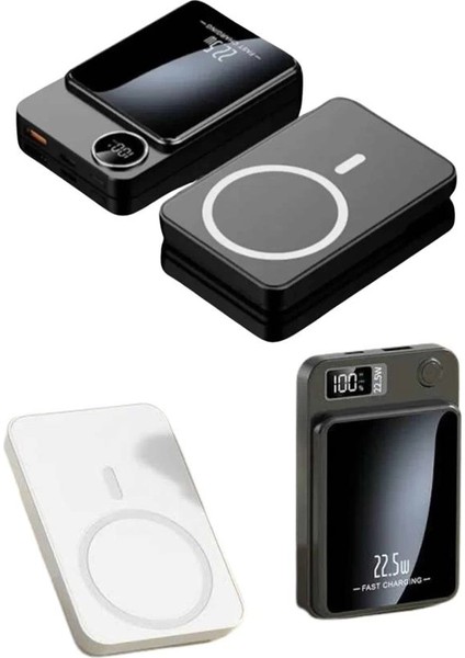 Taşınabilir Şarj Magsafe Powerbank 10.000 Mah Hızlı Şarj LED Göstergeli Kablosuz fırsatları