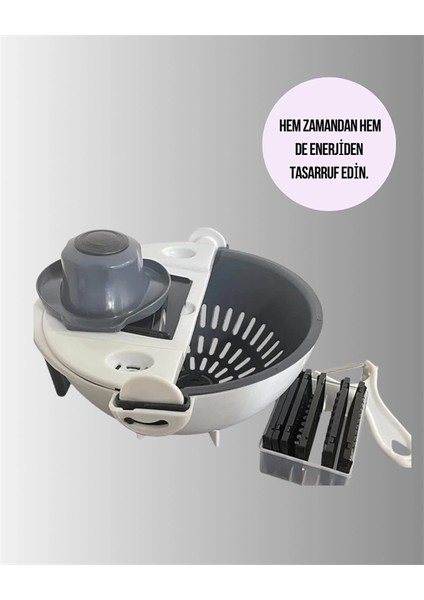 Süzgeçli Hazneye Sahip Çok Amaçlı Rende ve Dilimleyici fırsatları